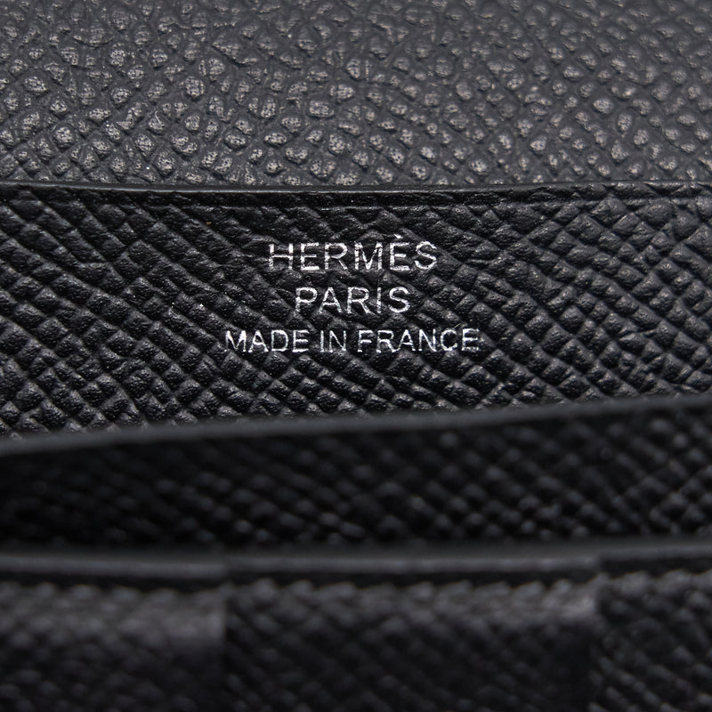 Hermes Bearn Wallet Black SHW