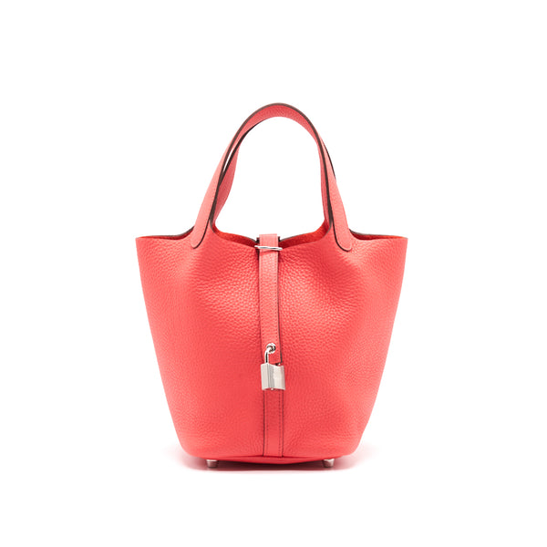 Hermes Picotin 18 Rose Texas GHW Y Stamp