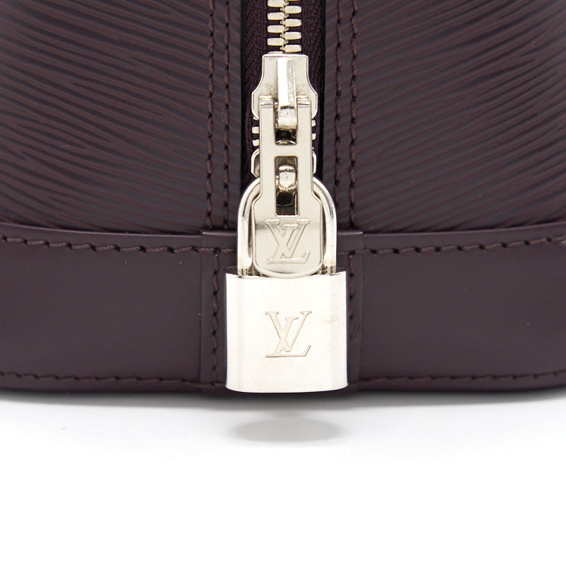 Louis Vuitton Alma PM Epi Leather burgundy SHW