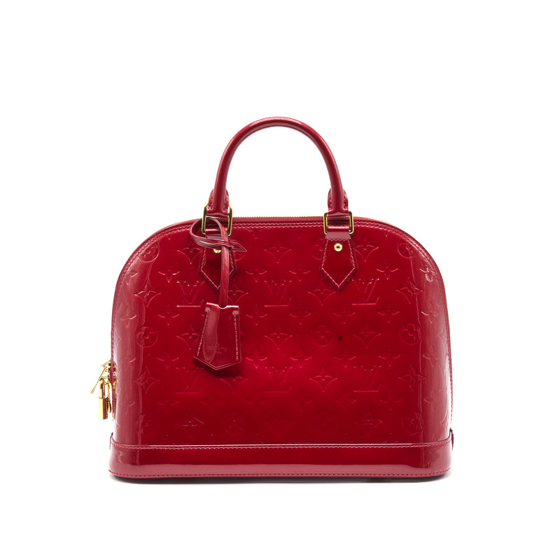Louis Vuitton Alma Shoulder bag in Red Patent leather Louis