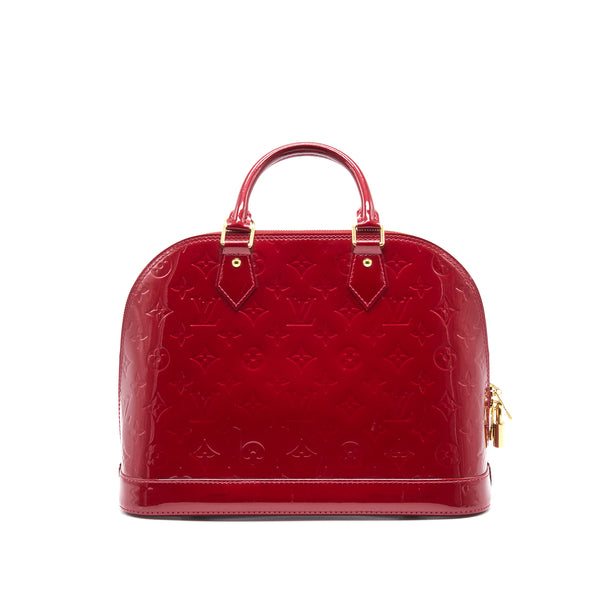 Louis Vuitton Alma PM Patent Leather Red GHW