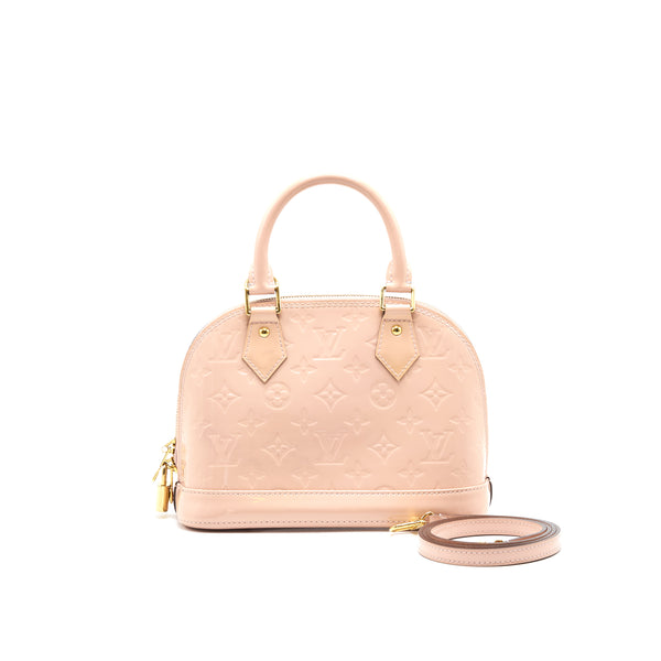 Louis Vuitton Alma BB Patent Leather Lightpink