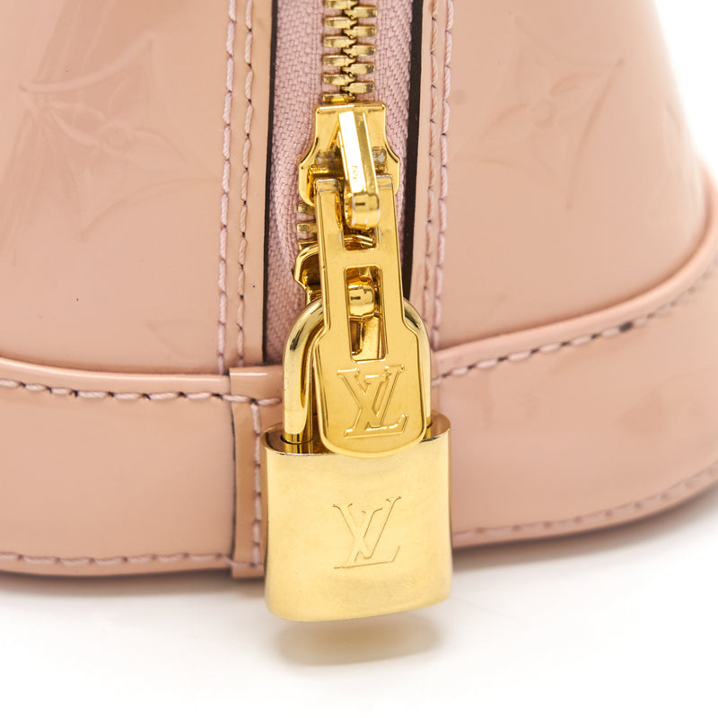 Louis Vuitton Alma BB Patent Leather Lightpink