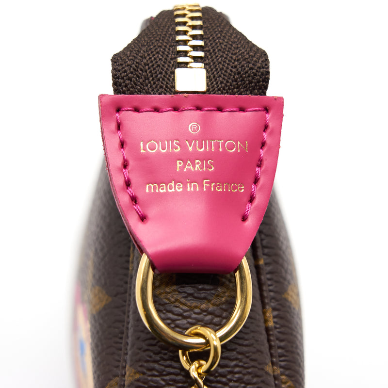 Louis Vuitton 2020 Christmas Mini Pochette Accessories Monogram Canvas