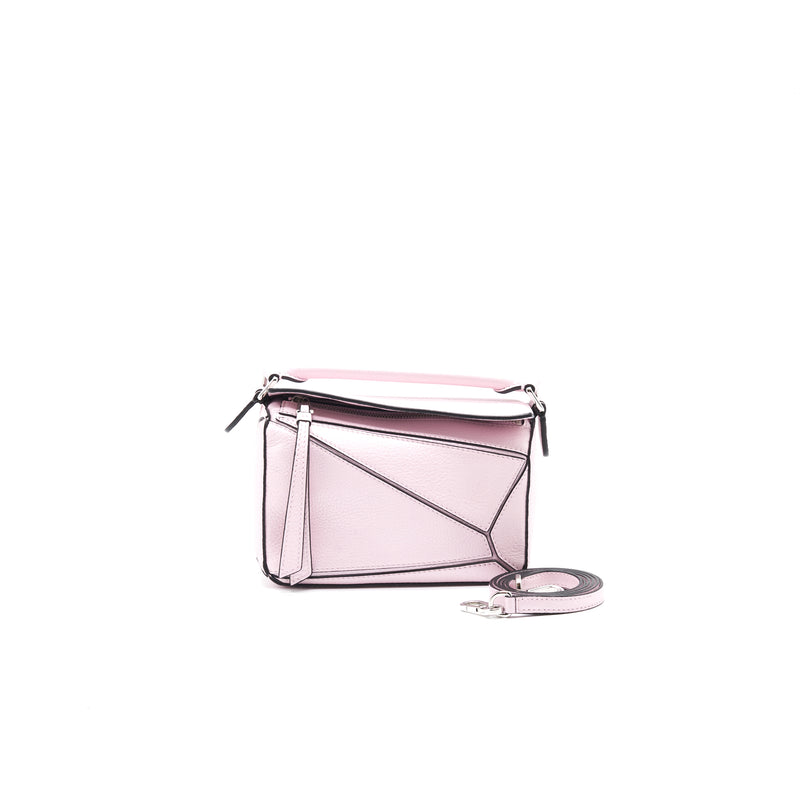 Loewe Mini Puzzle Bag Pink SHW