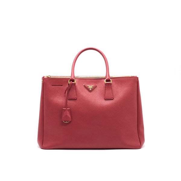 Prada Saffiano Tote Bag Red