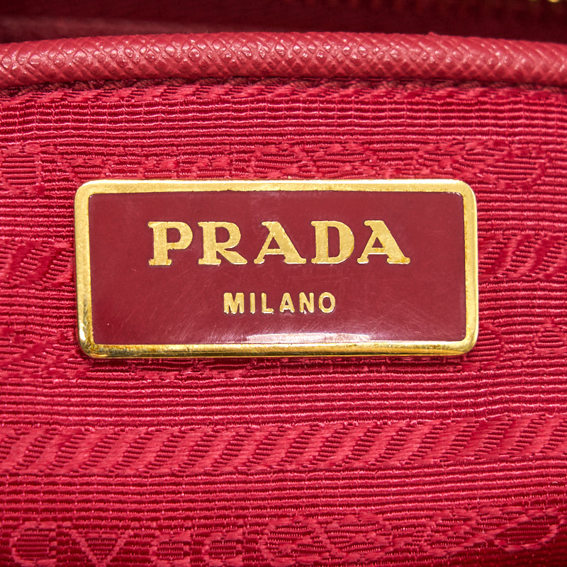 Prada Saffiano Tote Bag Red