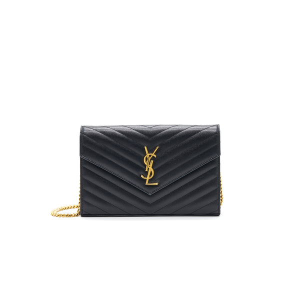 Saint Laurent /YSL Envelope Chain Wallet
