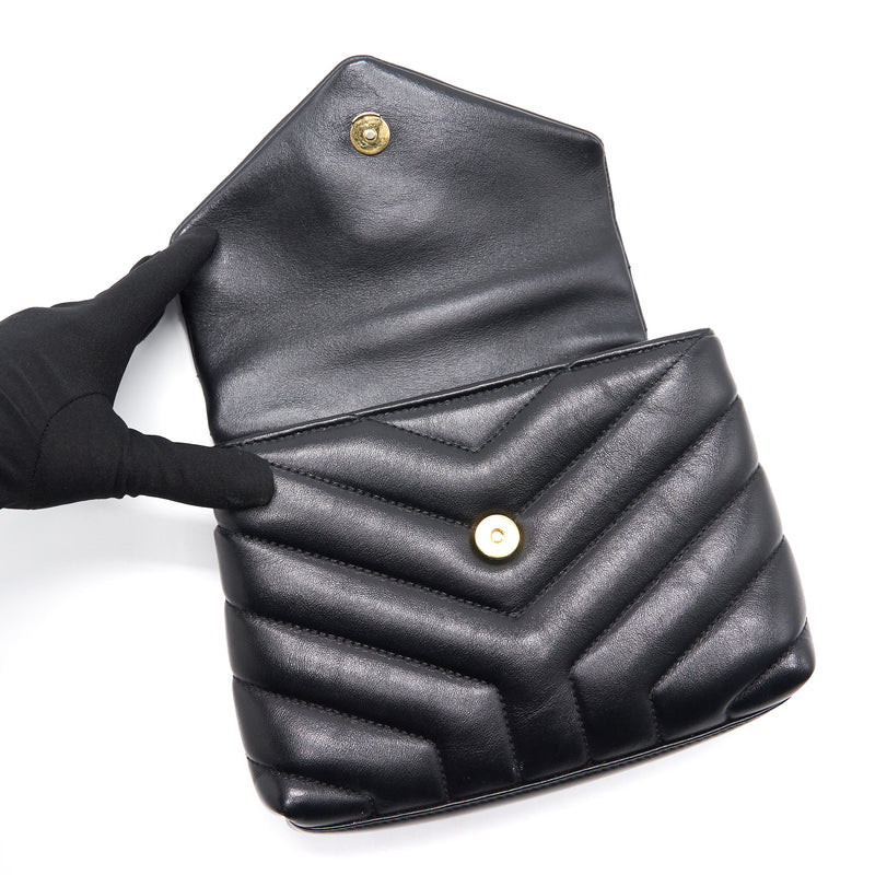 Saint Laurent/ YSL Mini Envelope Bag Black GHE