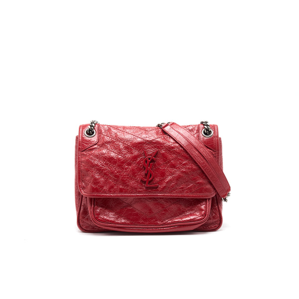 Saint Laurent / YSL Medium Niki Shoulder Bag Red