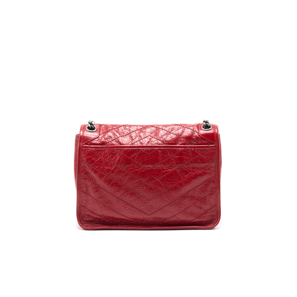 Saint Laurent / YSL Medium Niki Shoulder Bag Red