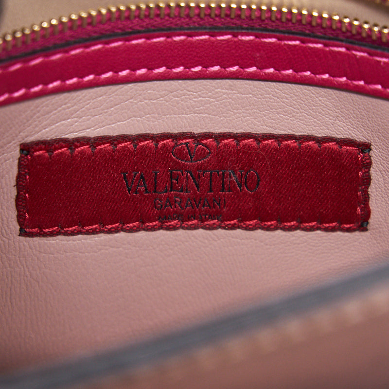Valentino Rockstud Clutch Pink GHW