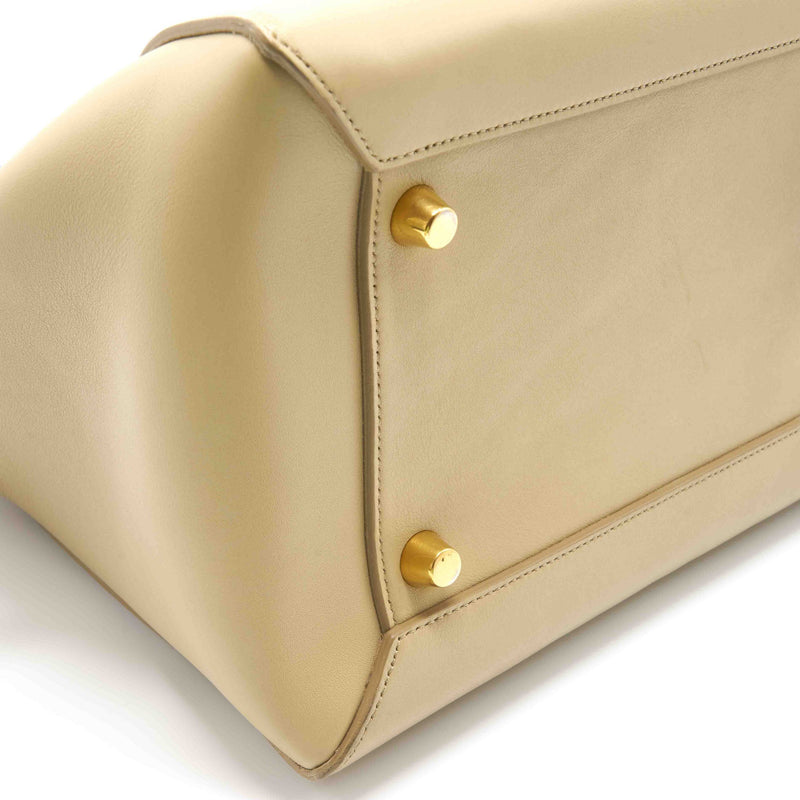 Celine Leather Flap Top Handle Bag - EMIER