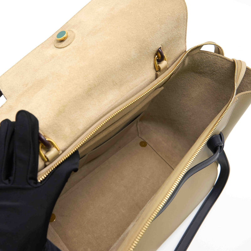 Celine Leather Flap Top Handle Bag - EMIER