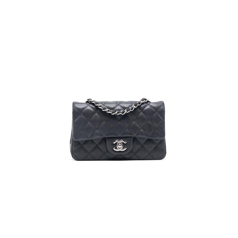 Chanel Caviar rectangular mini flap bag - EMIER