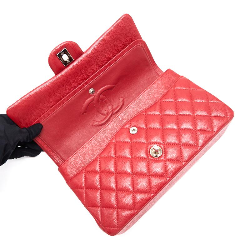 Chanel Classical Double Flap Medium Red - EMIER