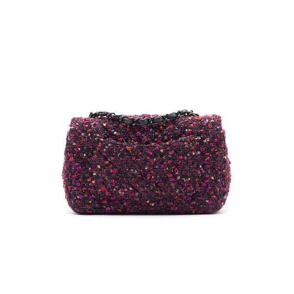 Chanel Tweed Rectangular Mini Flap Bag - EMIER