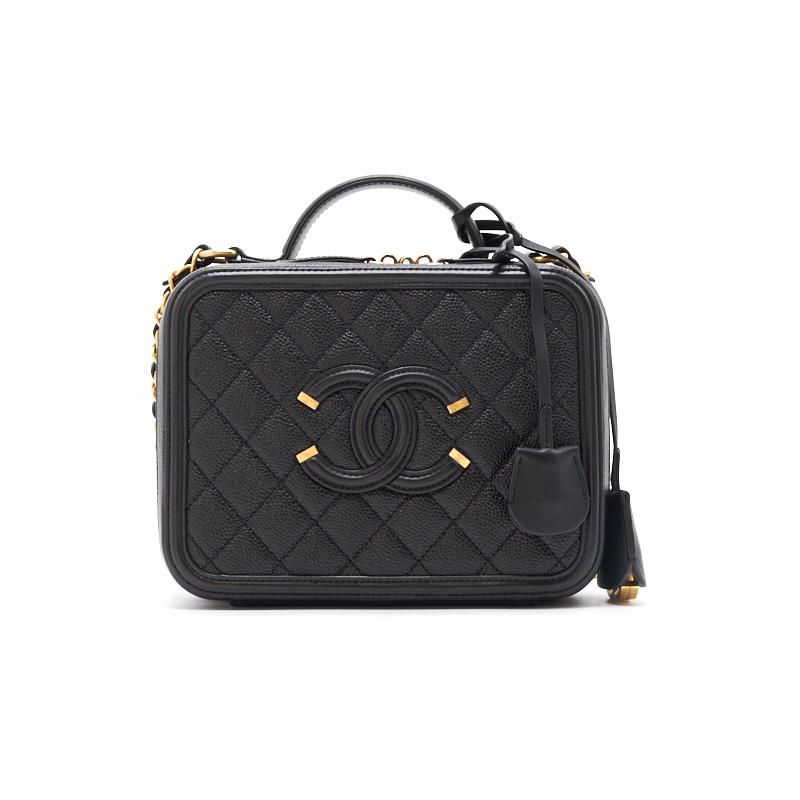 Chanel Vanity Case Medium Black - EMIER