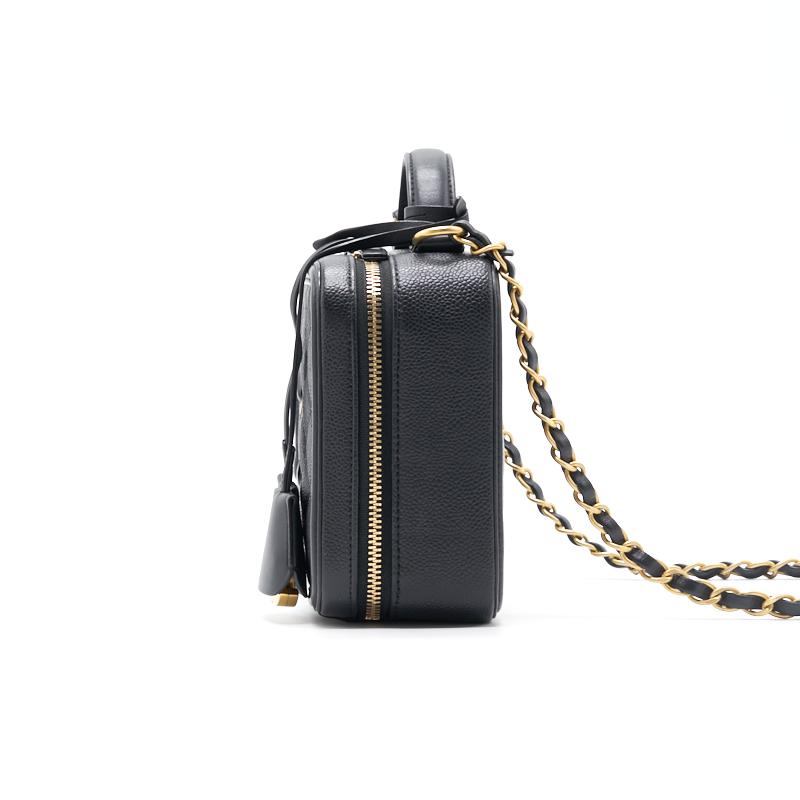 Chanel Vanity Case Medium Black - EMIER