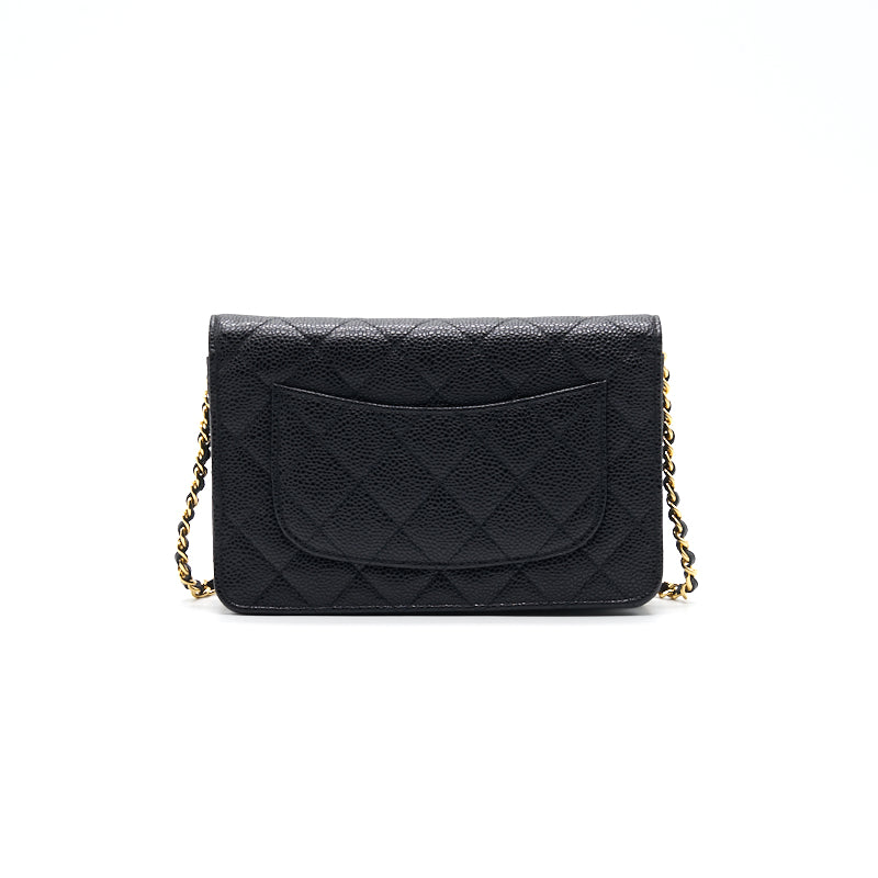 Chanel Wallet on Chain Cavier Black with GHW