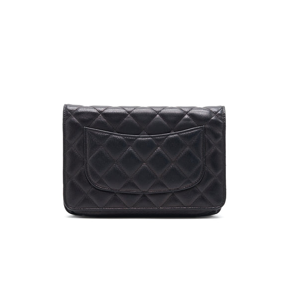 Chanel Wallet on Chain Calfskin Black with GHW