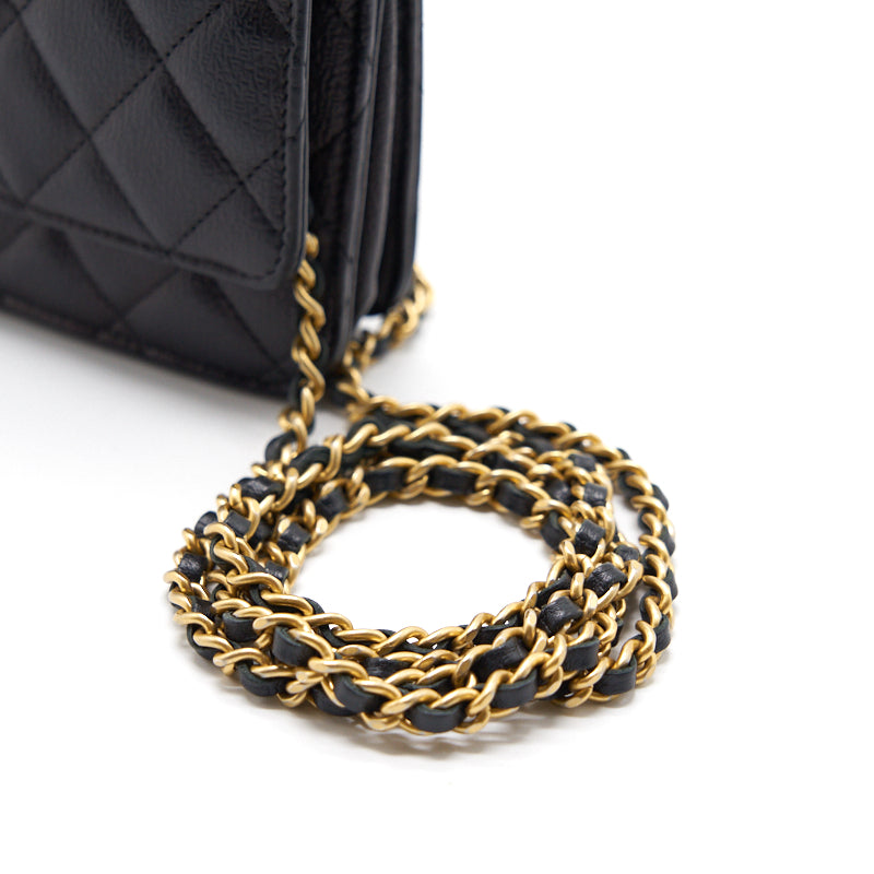 Chanel Wallet on Chain Calfskin Black with GHW