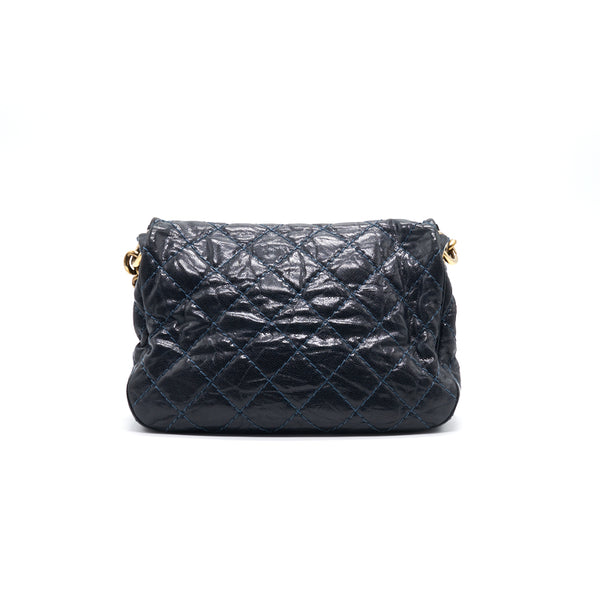 Chanel Caviar Large Flap Bag Navy with GHW