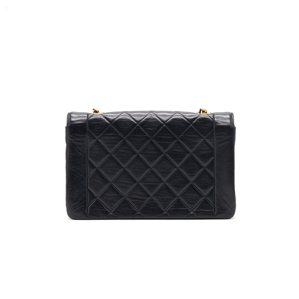 Chanel Medium Diana Bag black with 24K GHW