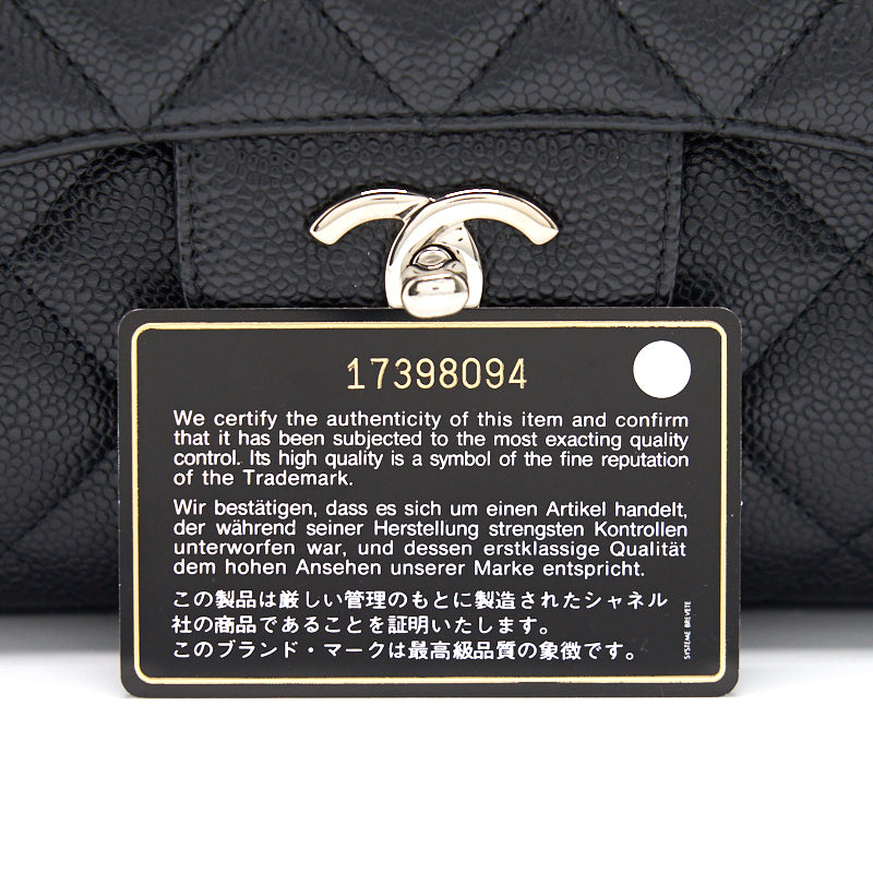 Chanel Jumbo Classic Double Flap Caviar with SHW