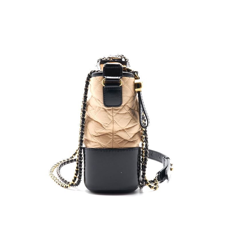 Chanel's Gabrielle Large Hobo Bag Beige/Black - EMIER