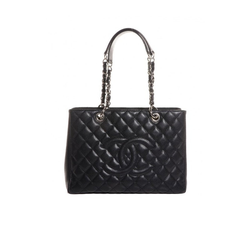 Chanel Caviar Grand Shopping Tote Black - EMIER