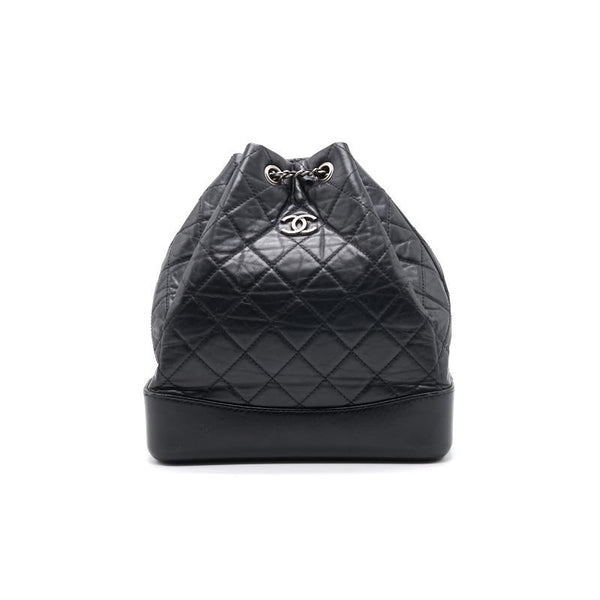 Chanel Gabrielle Backpack in Aged Calfskin Quilted Leather - EMIER