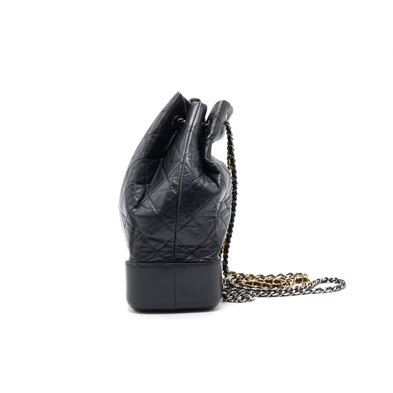 Chanel Quilted Gabrielle Hobo Black Aged Calfskin – ＬＯＶＥＬＯＴＳＬＵＸＵＲＹ