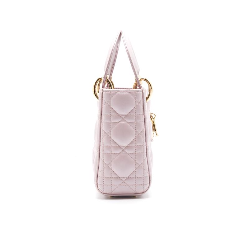 Dior Mini Lady Dior Tote Pink - EMIER