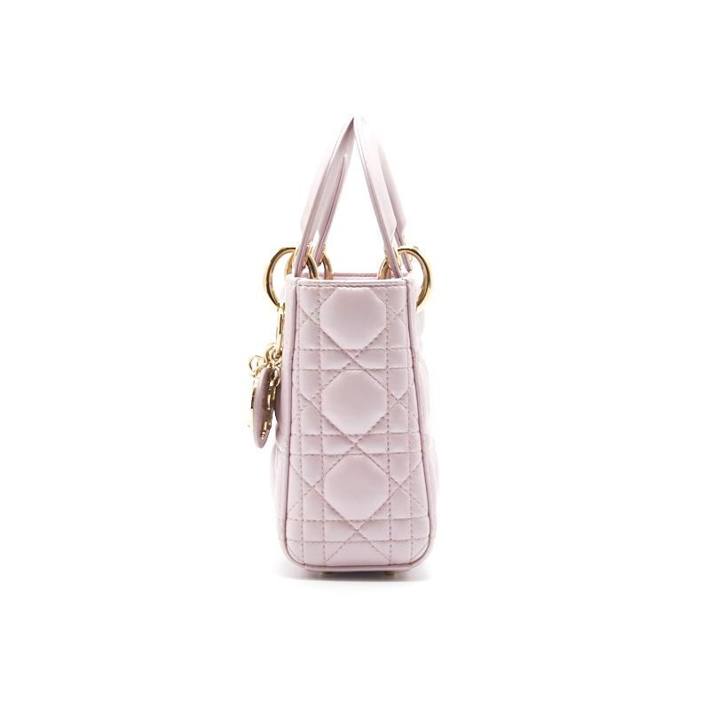 Dior Mini Lady Dior Tote Pink - EMIER