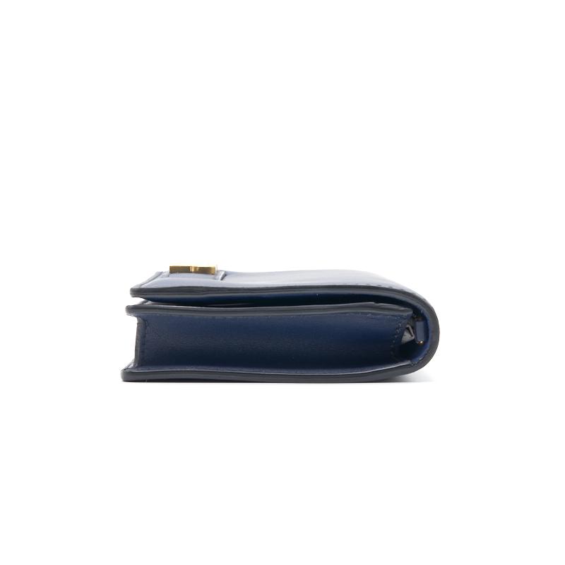 Dior J'ADIOR wallet on chain Navy with GHW - EMIER