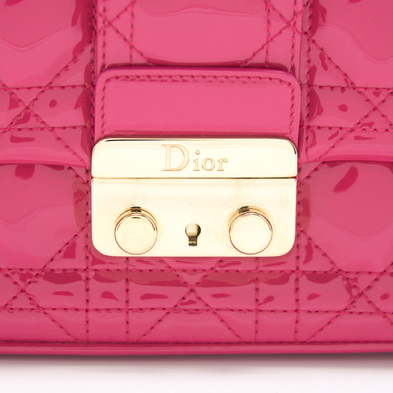 Dior Patent Leather Miss Dior Mini Chain Bag