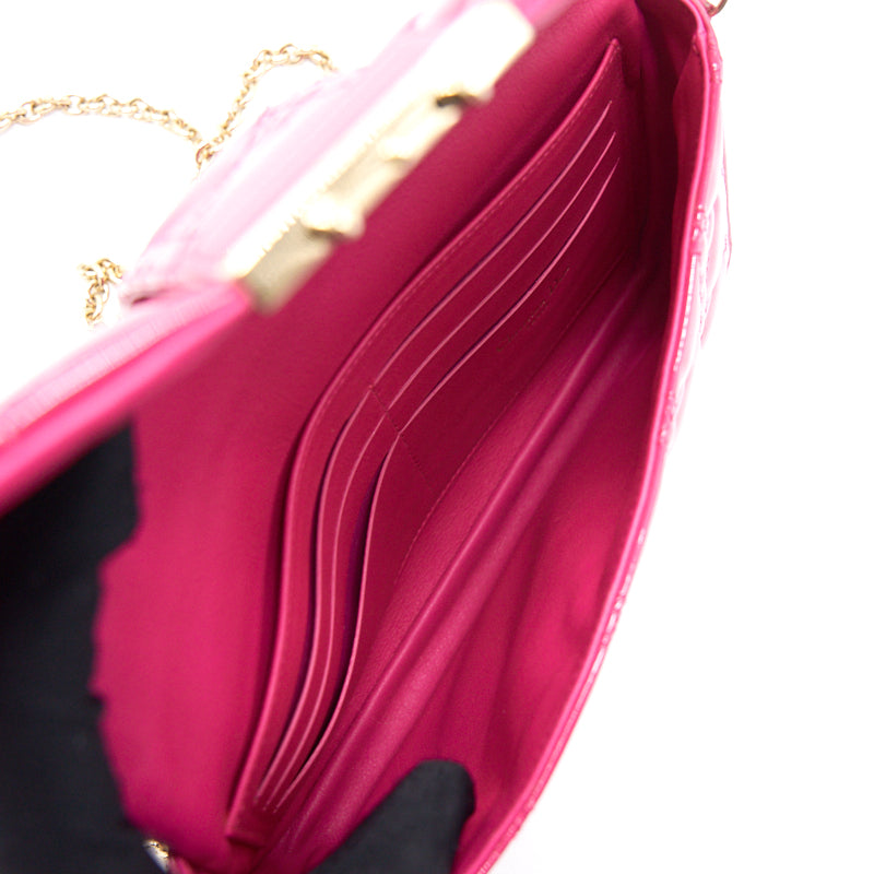 Dior Patent Leather Miss Dior Mini Chain Bag