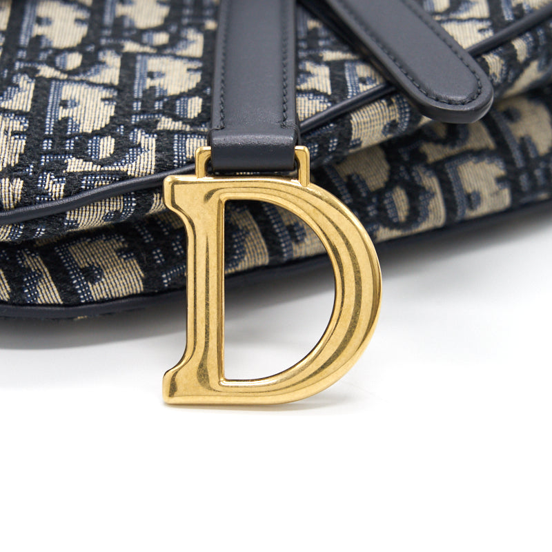 Dior Oblique Saddle Mini Bag with Strap (sell in a set)