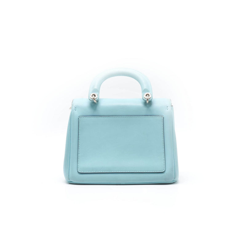 Dior Turquoise Leather Mini Be Dior Shoulder Bag - EMIER