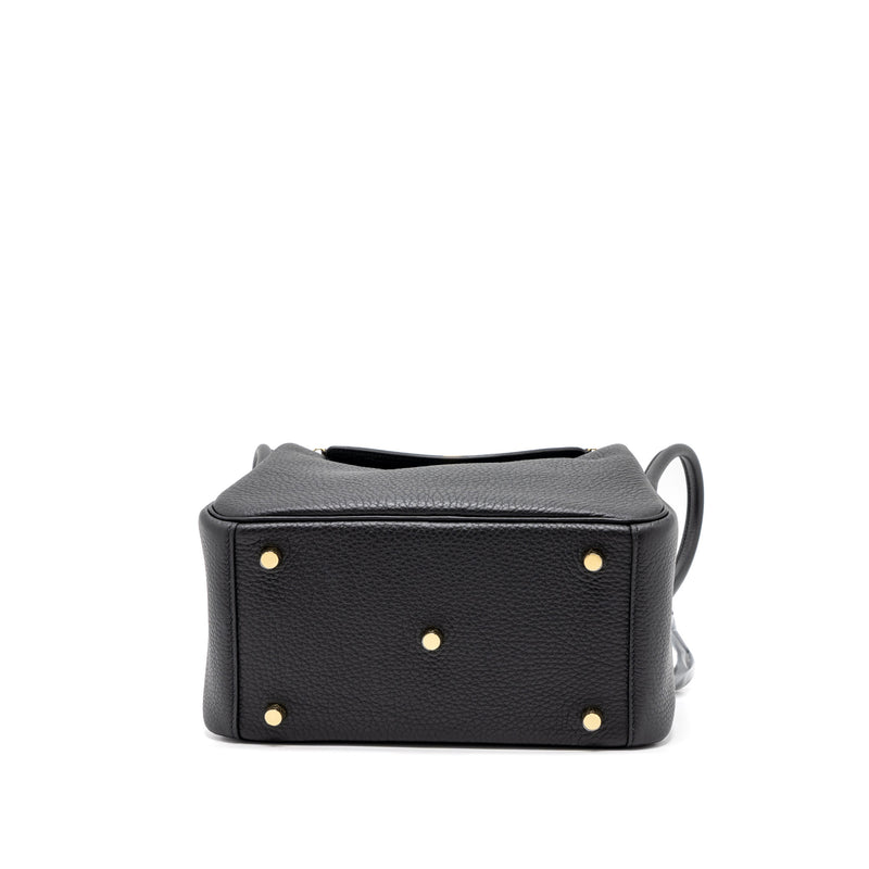 Hermes Lindy 26 Clemence Black GHW Stamp U