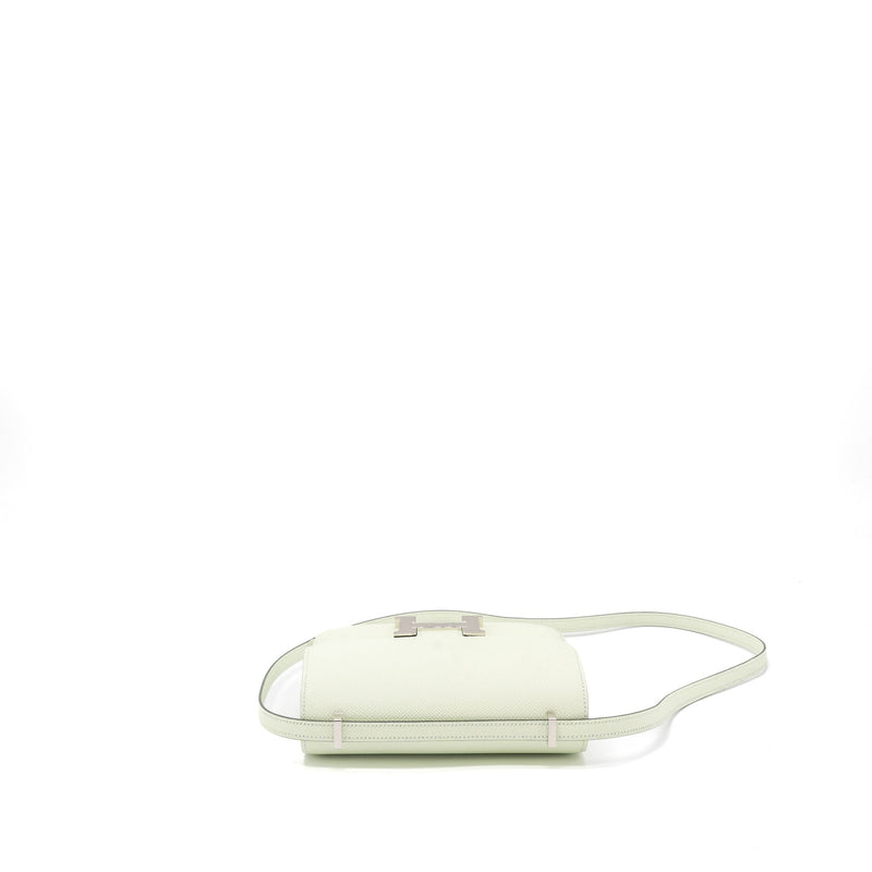 Hermes Constance Mini Epsom 0S Vert Fizz SHW Stamp U (New Version)