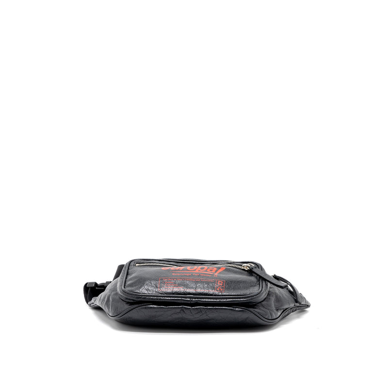 Balenciaga Europa Belt Bag Calfskin Black/Red SHW