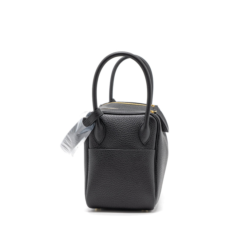 Hermes Lindy 26 Clemence Black GHW Stamp U