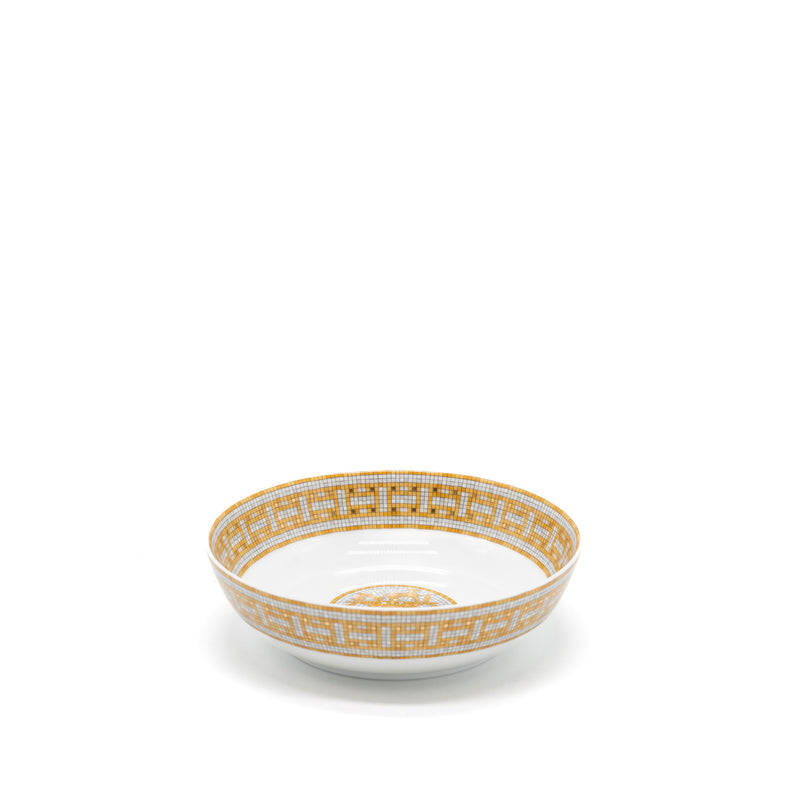 Hermes Mosaique 2u 24 Gold Soup Bowl X 2 (2 In A Set)