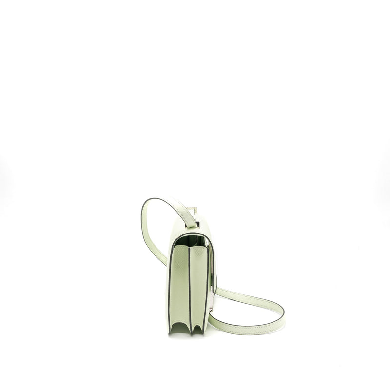 Hermes Constance Mini Epsom 0S Vert Fizz SHW Stamp U (New Version)