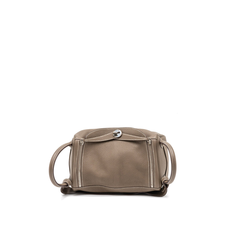 Hermes Lindy 30 Clemence Etoupe SHW Stamp A