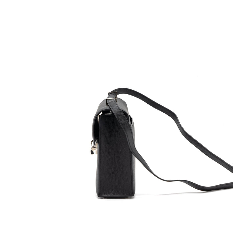 Hermes Verrou 21 Bag Epsom Black SHW Stamp C