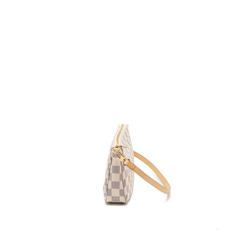 Louis Vuitton Pochette Accessories Damier Azur Canvas GHW (New Version)
