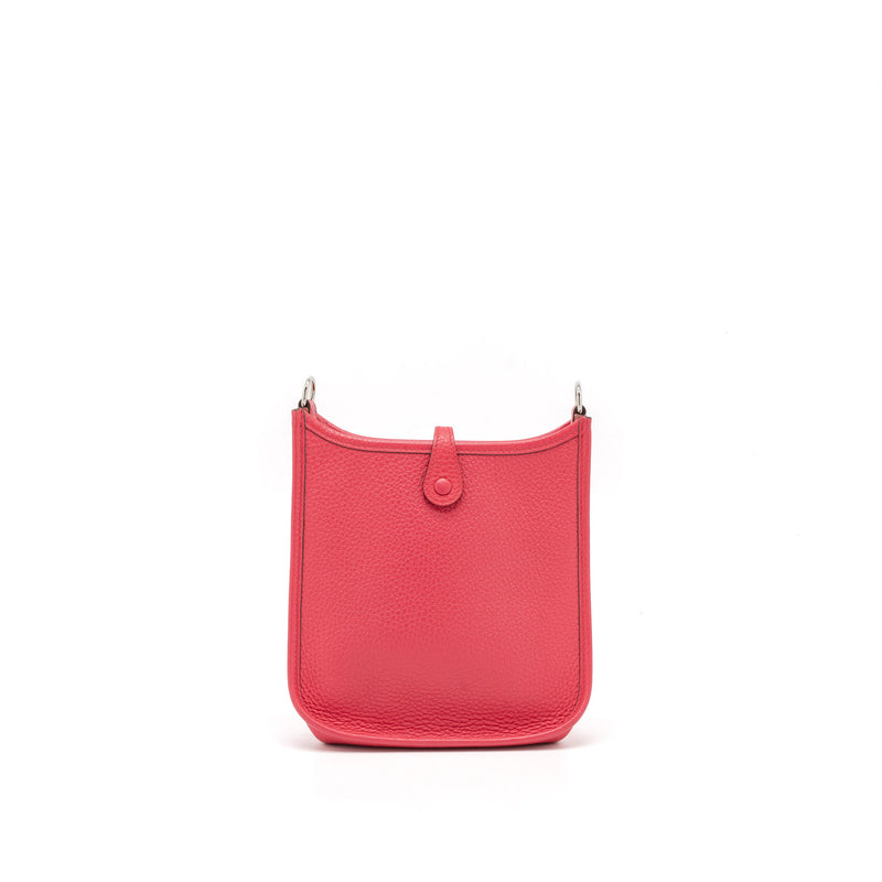 Hermes Mini Evelyn Clemence Rose Extreme SHW